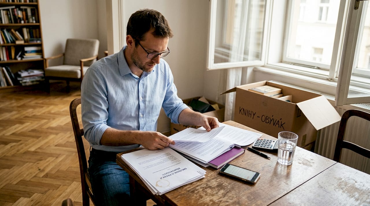 Pán se zabývá tím, jak zajistit financování při prodeji svého bytu.