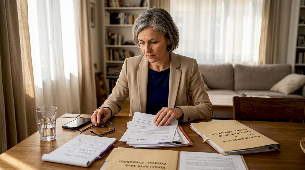 Makléř vyřizuje veškeré papírování spojené s prodejem nemovitosti.