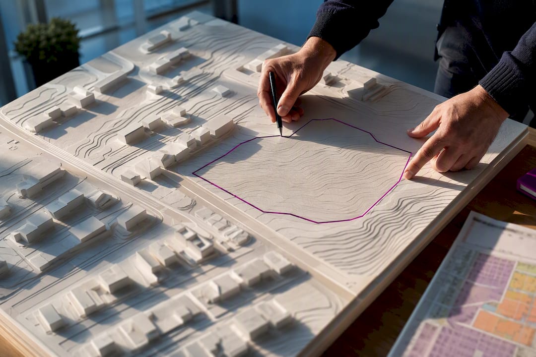 1789043800571_Topographic-site-model-showing-parcel-boundaries Topografický model pozemku zobrazující hranice parcel